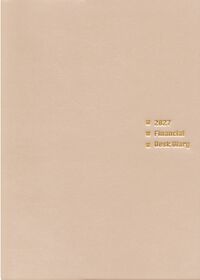 ファイナンシャルデスクダイアリー 2027年版  (シャンパンゴールド）
