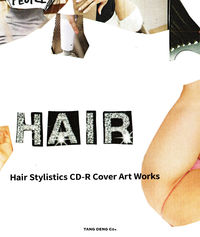 "Hair Stylistics CD-R Cover Art Works" BOOK WITH CD "BEST!"